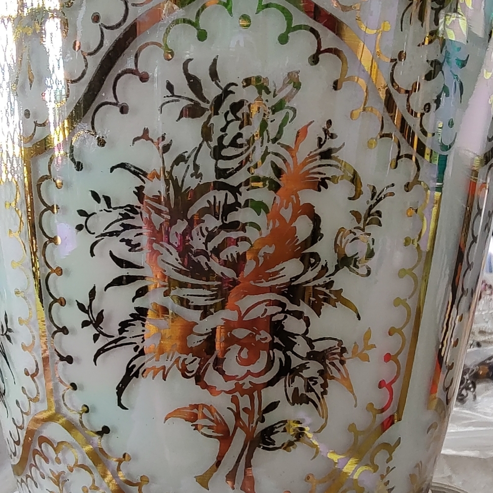 Antique French Lamp Set - RARE! - Picture 5 of 8
